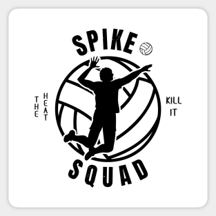 Mens Volleyball Spike Squad Volleyball Fan Sticker